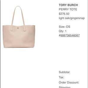 Tory Burch Perry Tote Leather